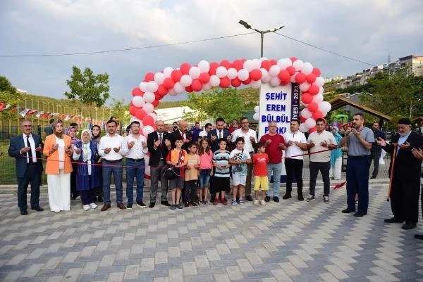 Kestel Belediyesi tarafından tamamlanan Şehit Eren Bülbül Parkı hizmete açıldı