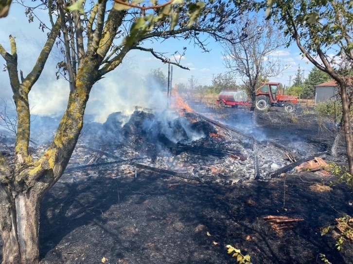 Kırklareli’de bağ evi yangını
