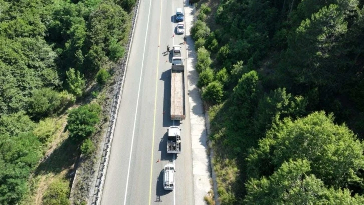 Kırklareli’nde dronlu trafik denetimi
