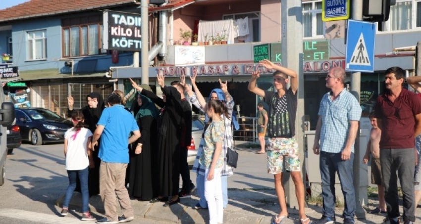 Kocaeli’nde adalet yürüyüşü tepkisi