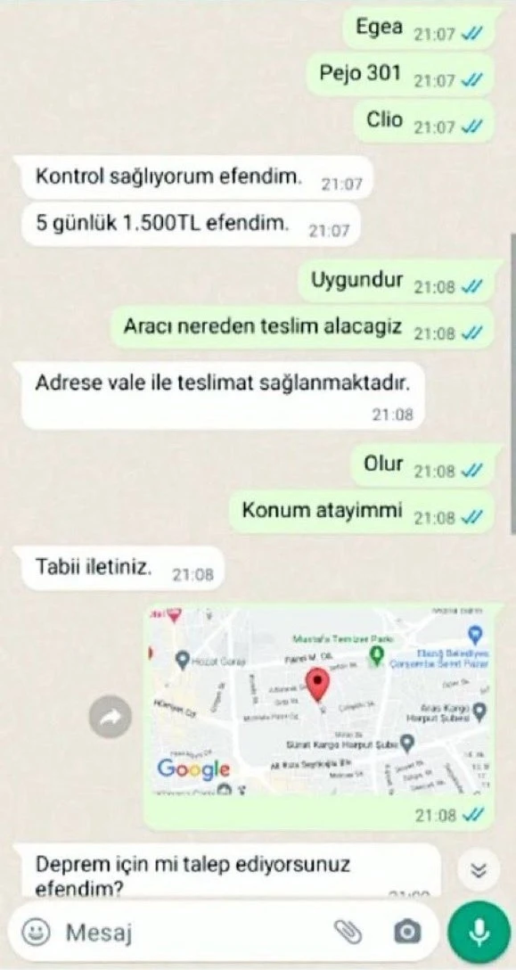 Konuştuğu kişinin depremzede olduğunu öğrenince “Hocam biz dolandırıcıyız" diyerek uyardı
