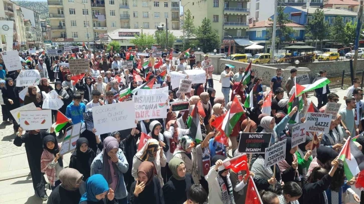 Konya’da İsrail’in Filistin’deki katliamlarına tepki
