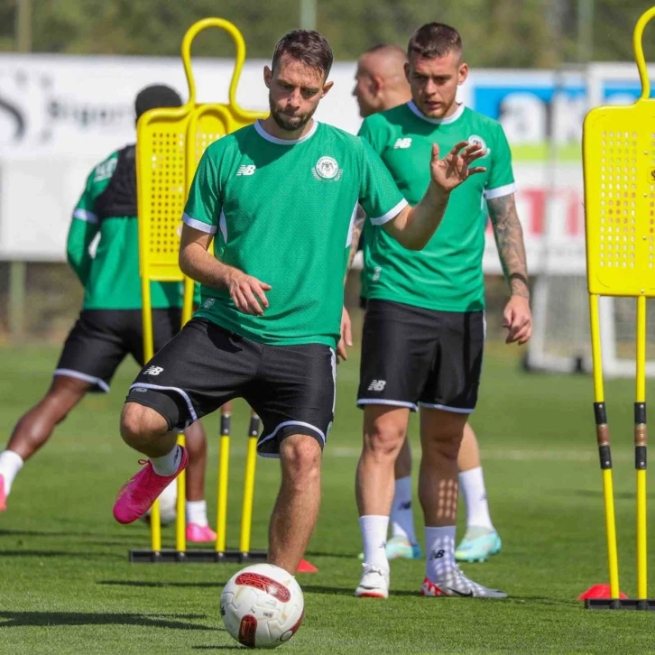 Konyaspor, Hataspor maçı hazırlıklarını sürdürdü
