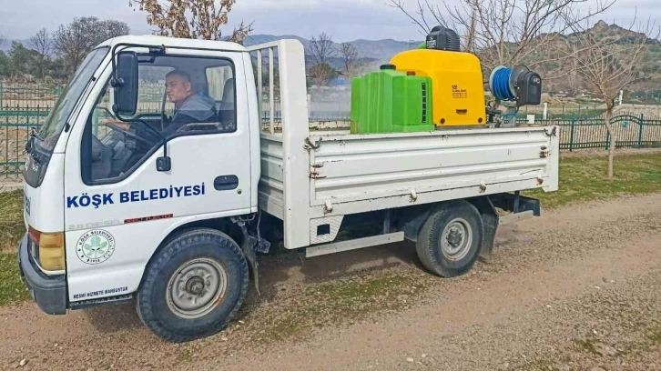 Köşk’te larva ile mücadele çalışmaları başladı
