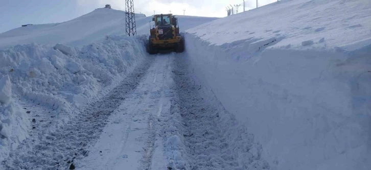 Köy yollarının açılması için çalışmalar sürüyor
