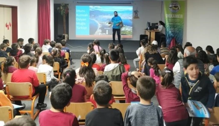 Köyceğizli öğrenciler ’deniz kaplumbağaları’ hakkında bilgilendirildi
