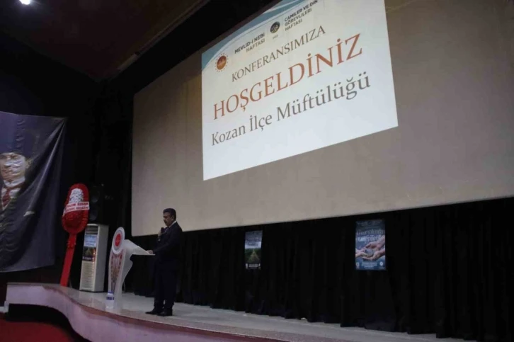 Kozan’da “Peygamberimiz, İman ve İstikamet" konferansı
