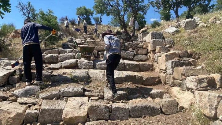 Kral 1. Antiochos’un Arsemia Antik Kenti’ndeki yazlık sarayında kazı çalışması başladı
