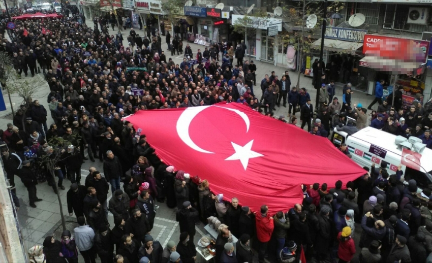 Tekirdağ Kudüs için yürüdü