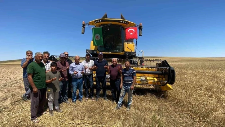 Kulu’da arpa ve buğday hasadı başladı
