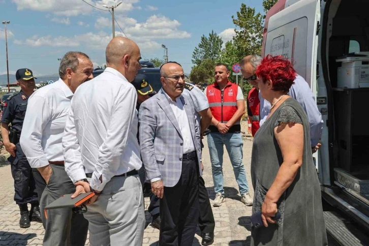 Bursa Kumsaz’da mobil göç denetimi