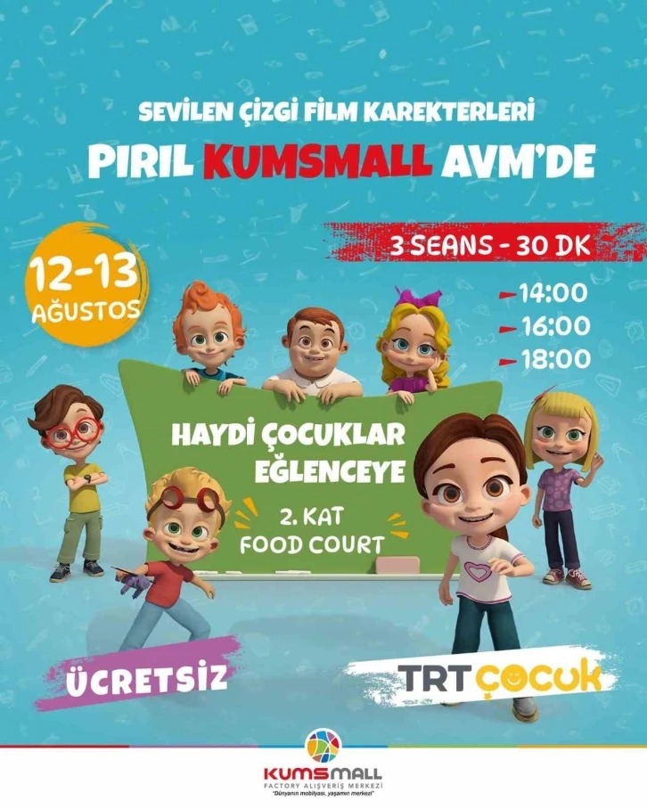 KUMSMALL AVM’den çocuklara bir armağan daha
