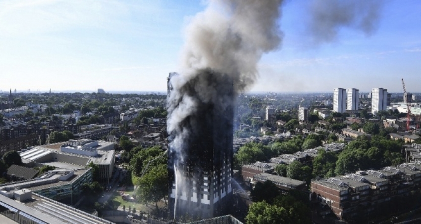 Londra'dan yangın açıklaması: 'Önlenebilir kaza'