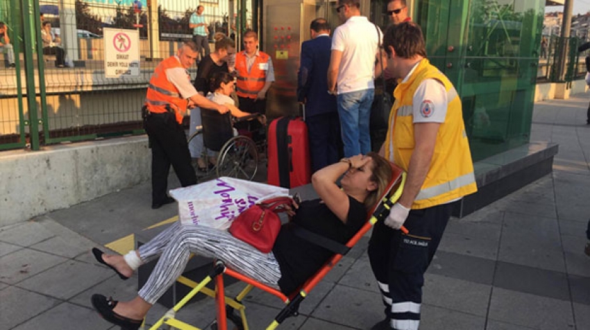 Marmaray'da bomba paniği: 2 yaralı