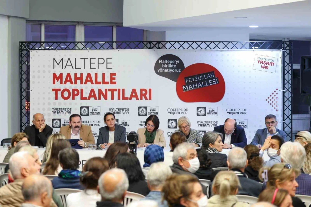 Maltepe’de mahalle toplantılarının 8’inci durağı “Feyzullah” oldu
