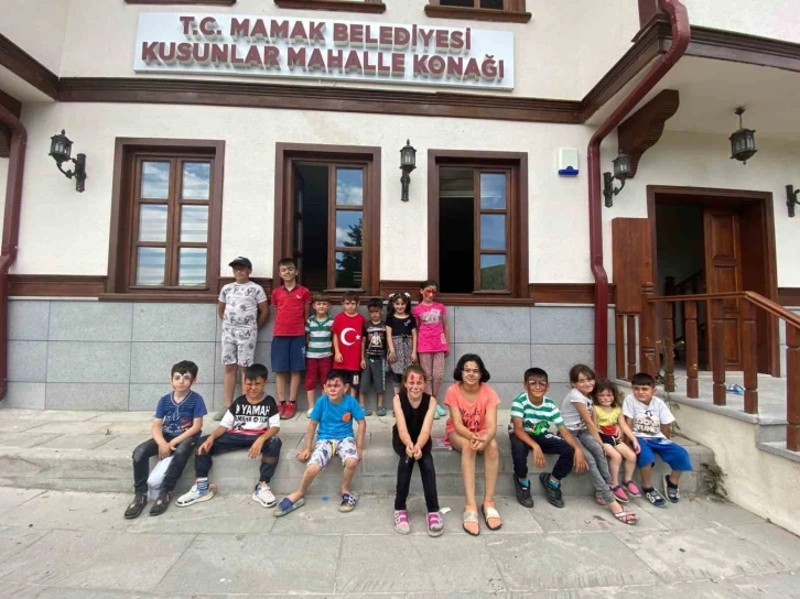 Mamak Belediyesi, mahalle konağında yaz etkinlikleri gerçekleştiriyor
