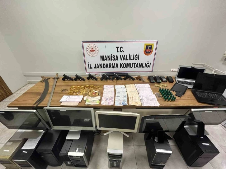 Manisa’da jandarmadan suç örgütlerine darbe
