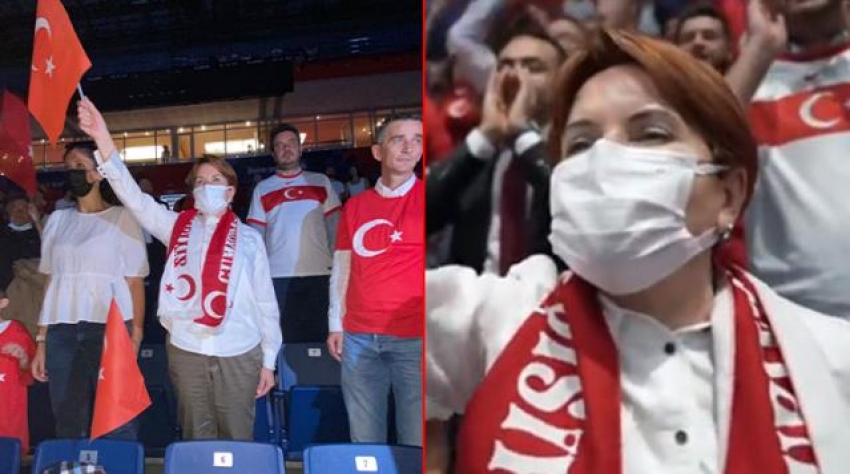 Meral Akşener, Filenin Sultanları'nı yalnız bırakmadı!