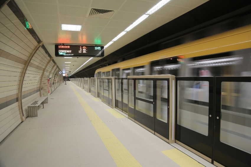 Sürücüsüz metroda 292 bin 344 kişi yolculuk yaptı