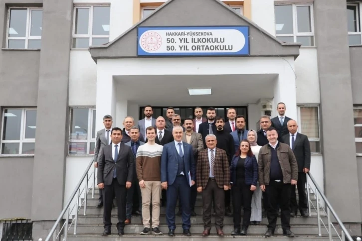 MEB Daire Başkanı Derekaya’dan TIMSS’de Hakkari’yi temsil edecek okula ziyaret
