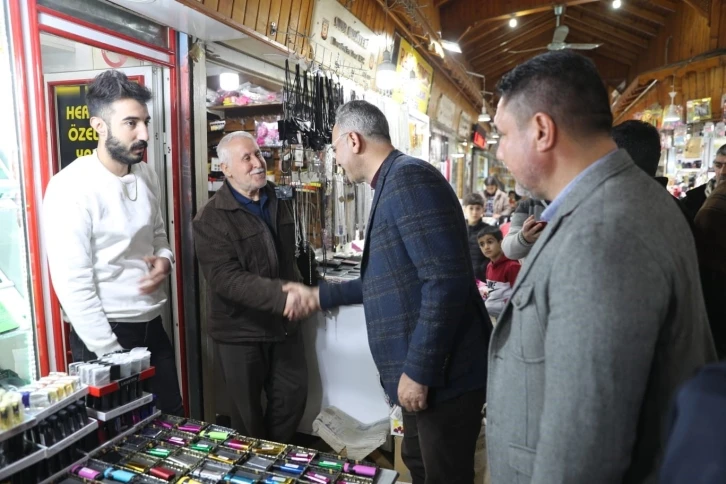 Mehmet Kuş esnafın taleplerini dinledi
