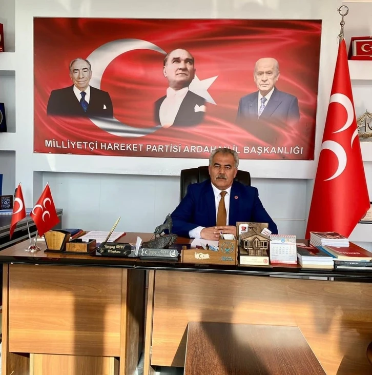 MHP Ardahan İl Başkanı Mert: "Hizmet için yola çıktık"
