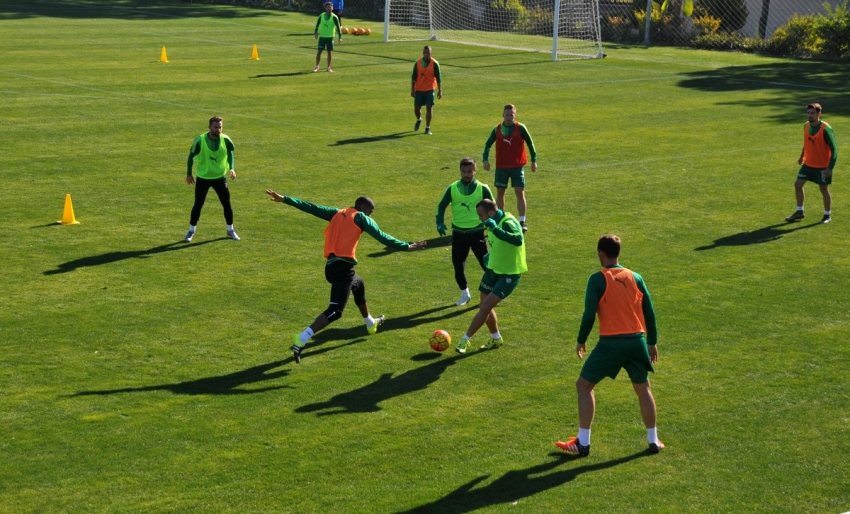 Bursaspor'un sabah idmanı ağır geçti