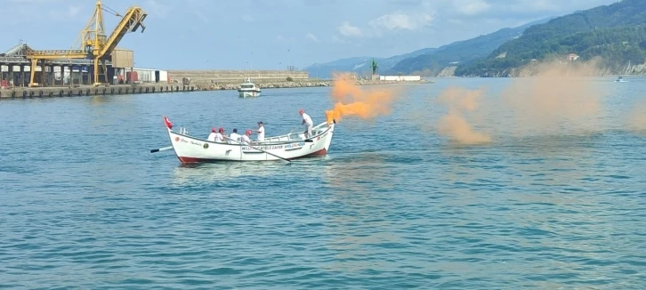 Milli Mücadele’nin simgesi İnebolu Denk Kayığı deniz şenliklerinde göz doldurdu