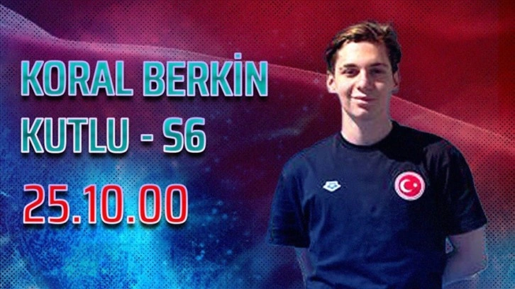 Milli para yüzücü Koral Berkin Kutlu, İtalya'da ikinci oldu