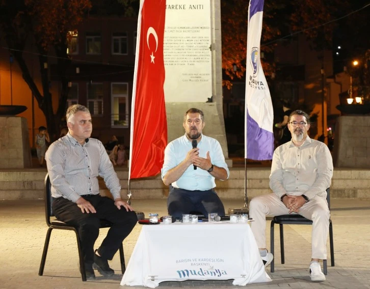 Mudanya Belediyesi Lozan Barış Antlaşması’nın 101. Yılında önemli bir söyleşiye ev sahipliği yaptı