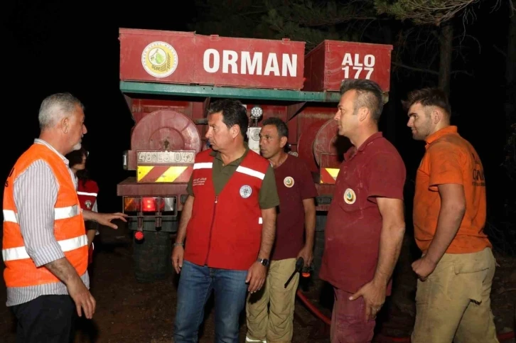 Muğla Büyükşehir Belediyesi orman yangınlarında tüm gücüyle sahada
