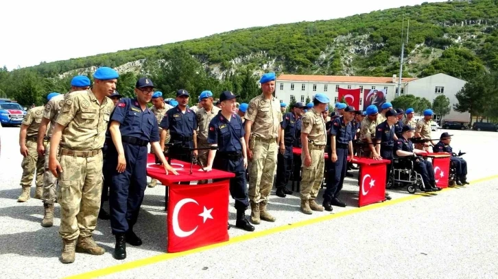 Muğla’da engelli bireyler asker oldu, aileleri gururlandı
