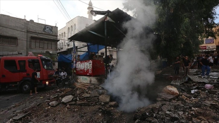 Nablus'ta İsrail askerleri ile Filistinliler arasında çatışmalar yaşandı