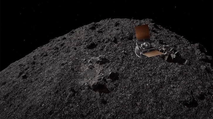 NASA'nın Bennu asteroidine gönderdiği uzay aracı  asteroit örneği aldı