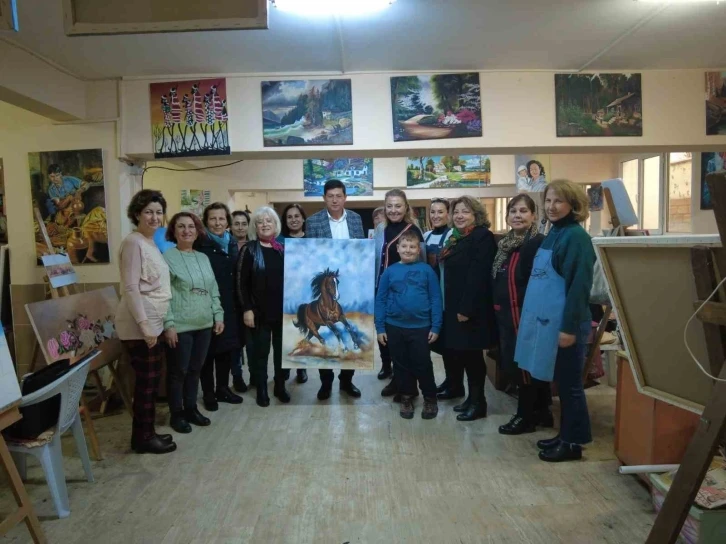 Nazilli Belediyesi’nin sanat kurslarına yıl boyu yoğun ilgi
