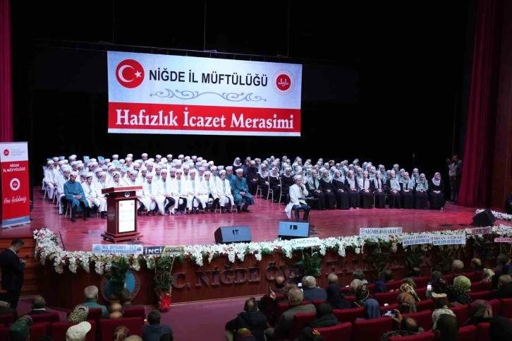 Niğde’de 151 öğrenciye hafızlık icazeti verildi
