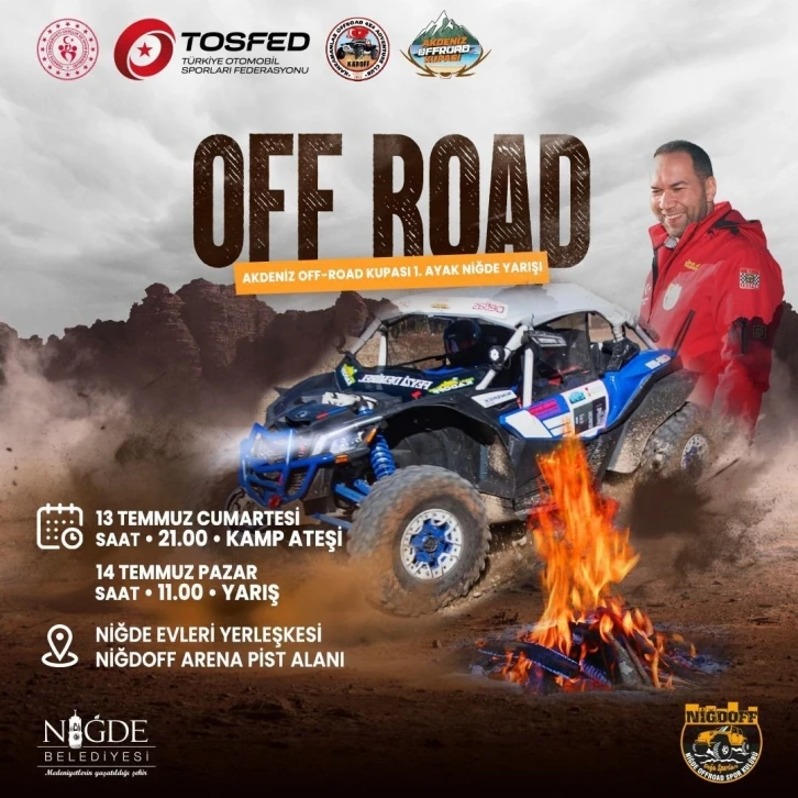 Niğde’de Off-Road heyecanı başlıyor