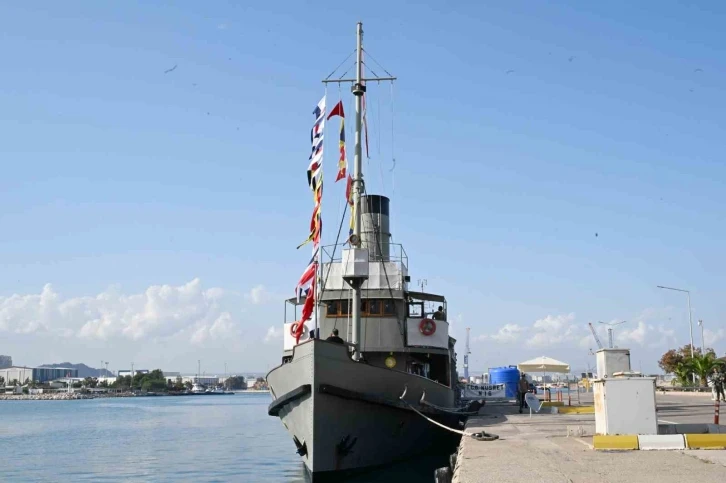 Nusret Mayın Gemisi Antalya Limanı’nın onur konuğu oldu
