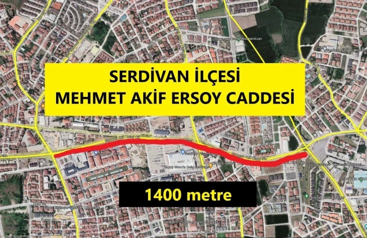 O cadde trafiğe kısmi olarak kapatılacak
