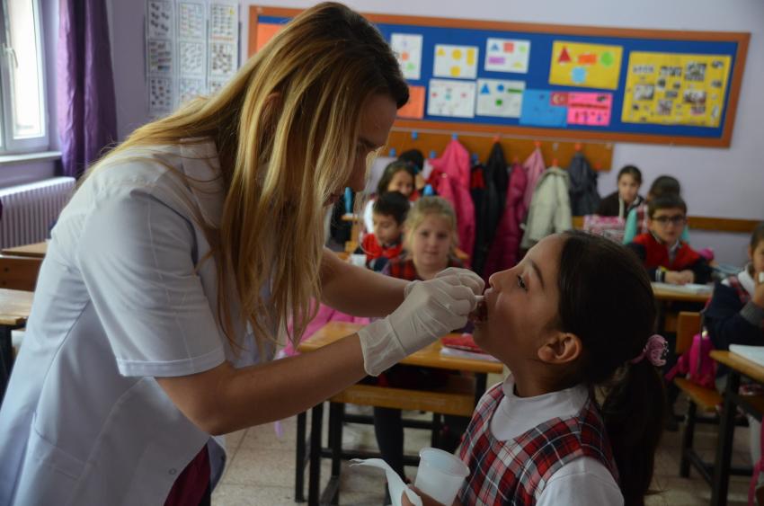 Bursa'da öğrencilere ağız ve diş sağlığı eğitimi