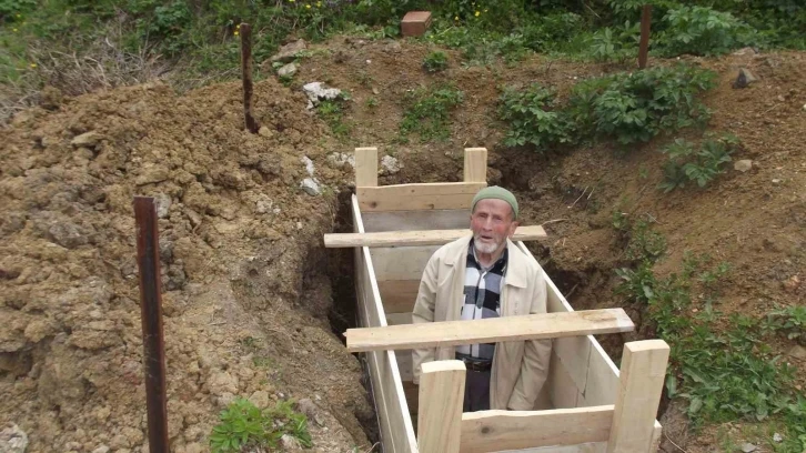 Ölmeden önce mezarını kazan Süleyman amca, hayatını kaybetti
