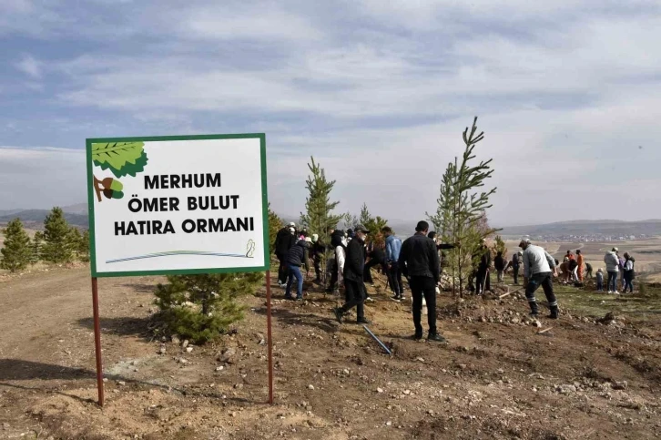 Ömer Dede’nin adı 2 bin 23 fidanla yaşatılacak
