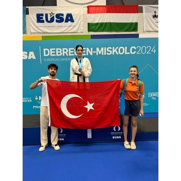 OMÜ Tekvando Takımı, Avrupa Üniversite Oyunları’nda 2 madalya kazandı
