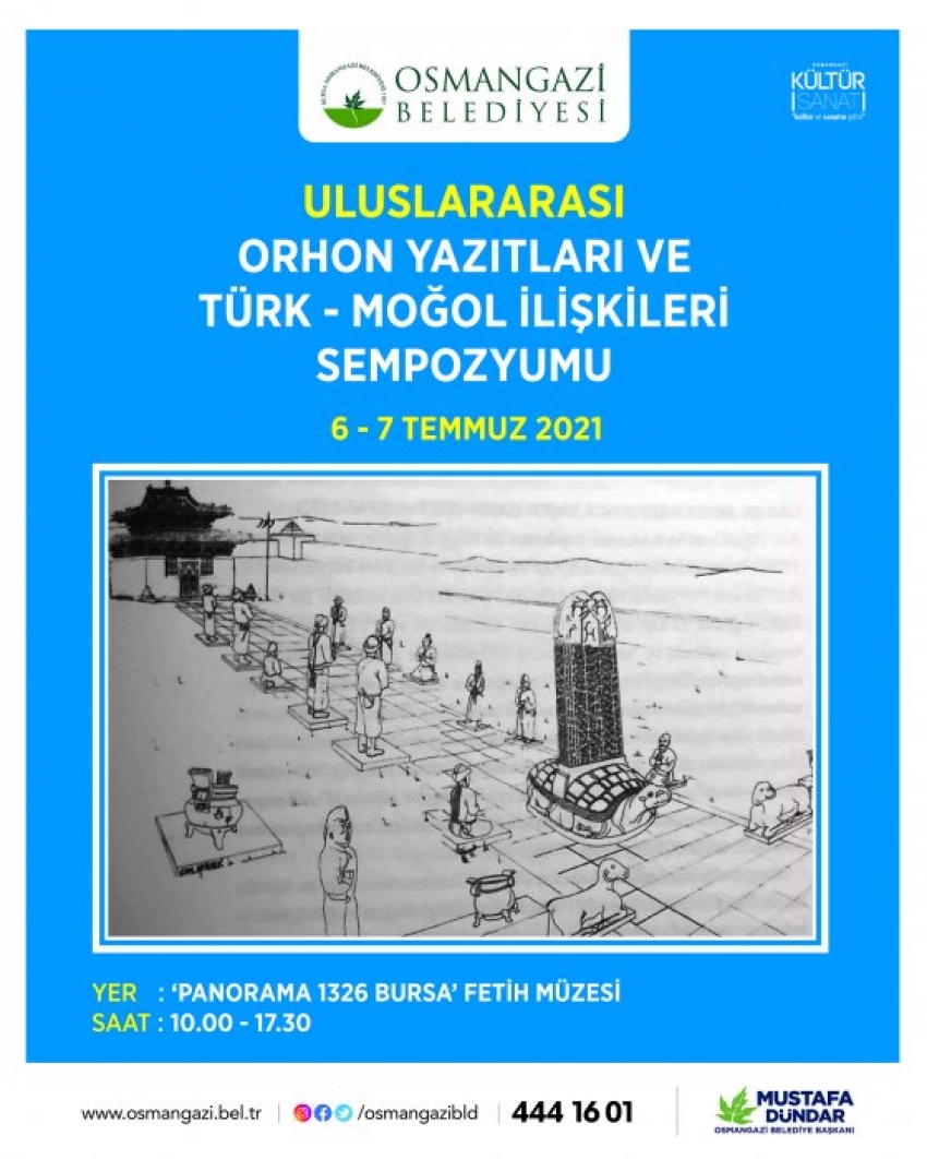 Osmangazi’de ‘Orhon Yazıtları’ zirvesi