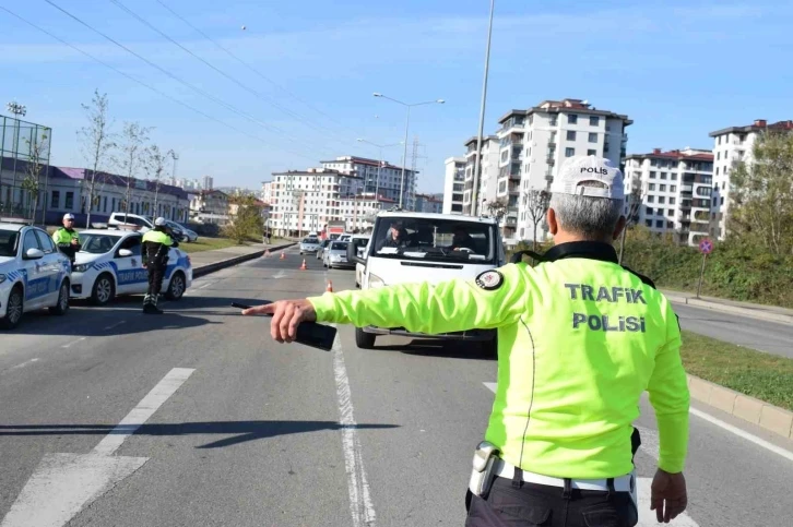 Ordu’da bir haftada 10 binden fazla araç denetlendi
