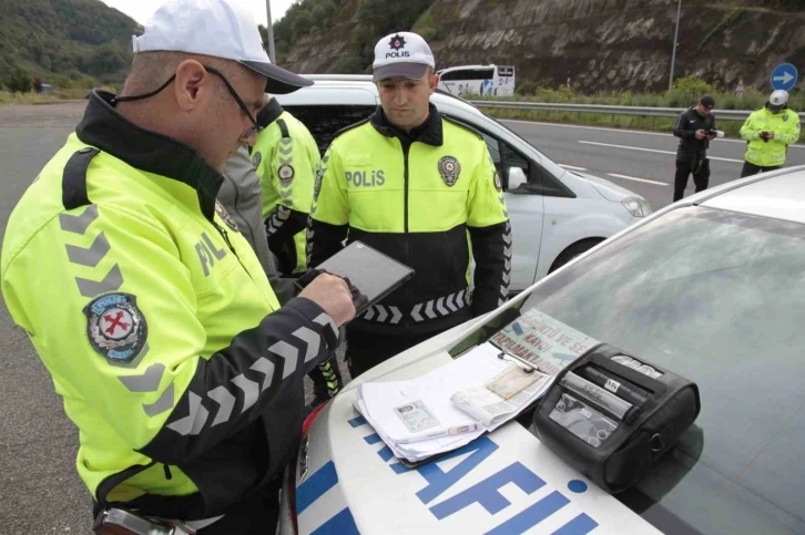 Ordu’da bir haftada 13 binden fazla araç denetlendi
