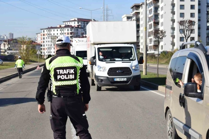 Ordu’da bir haftada 13 bine yakın araç denetlendi
