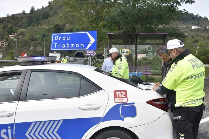 Ordu’da bir haftada 15 binden fazla araç denetlendi
