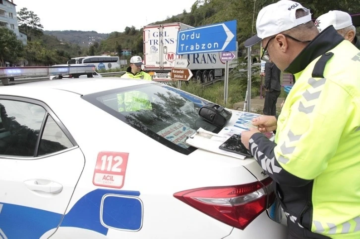 Ordu’da bir haftada 16 binden fazla araç denetlendi
