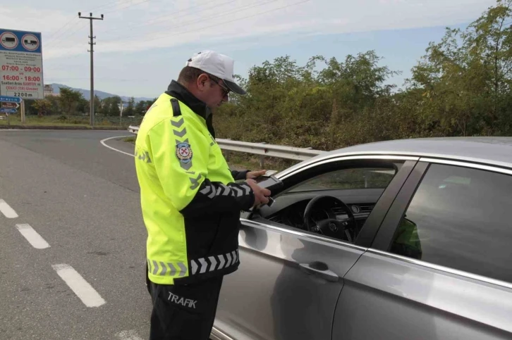 Ordu’da bir haftada yaklaşık 10 bin araç denetlendi
